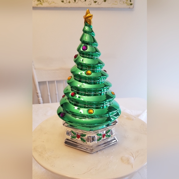 Towle Holiday Towle Silversmiths Green Christmas Musical Christmas